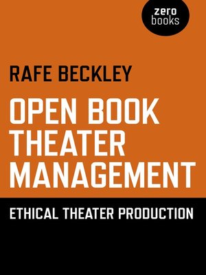 cover image of Open Book Theater Management